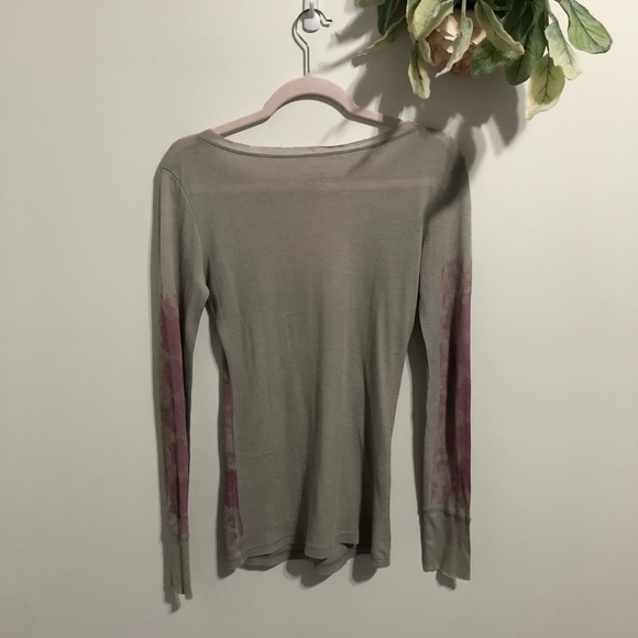 Distressed Roxy Long Sleeve Tee - Picture 10 of 11